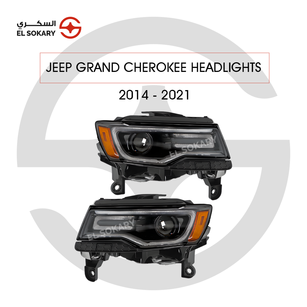Jeep Grand Cherokee (2014-2021) - Headlights designed specifically LED 