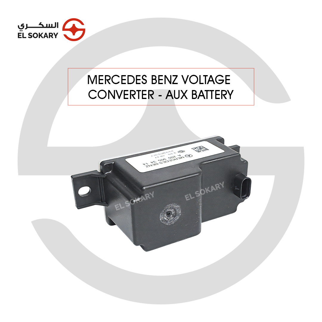 Main Image: Auxiliary battery voltage converter capacitor for Mercedes-Benz W213.
 
 Detail Image: Mercedes-Benz W213 back-up battery replacement unit.