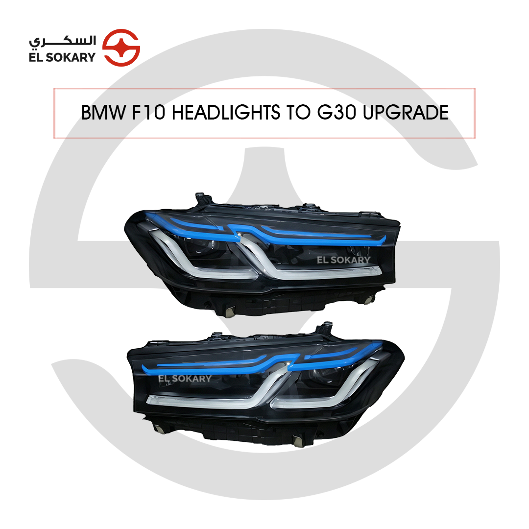 BMW 5-Series F10 to G30 style LED headlight upgrade kit for BMW 5 Series